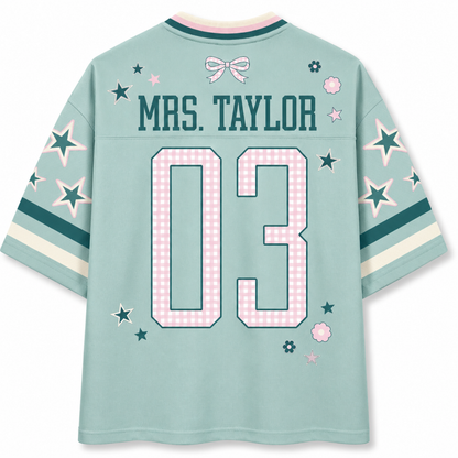 ChaoticClub Striped Grade Level Team Teacher Mesh Jersey