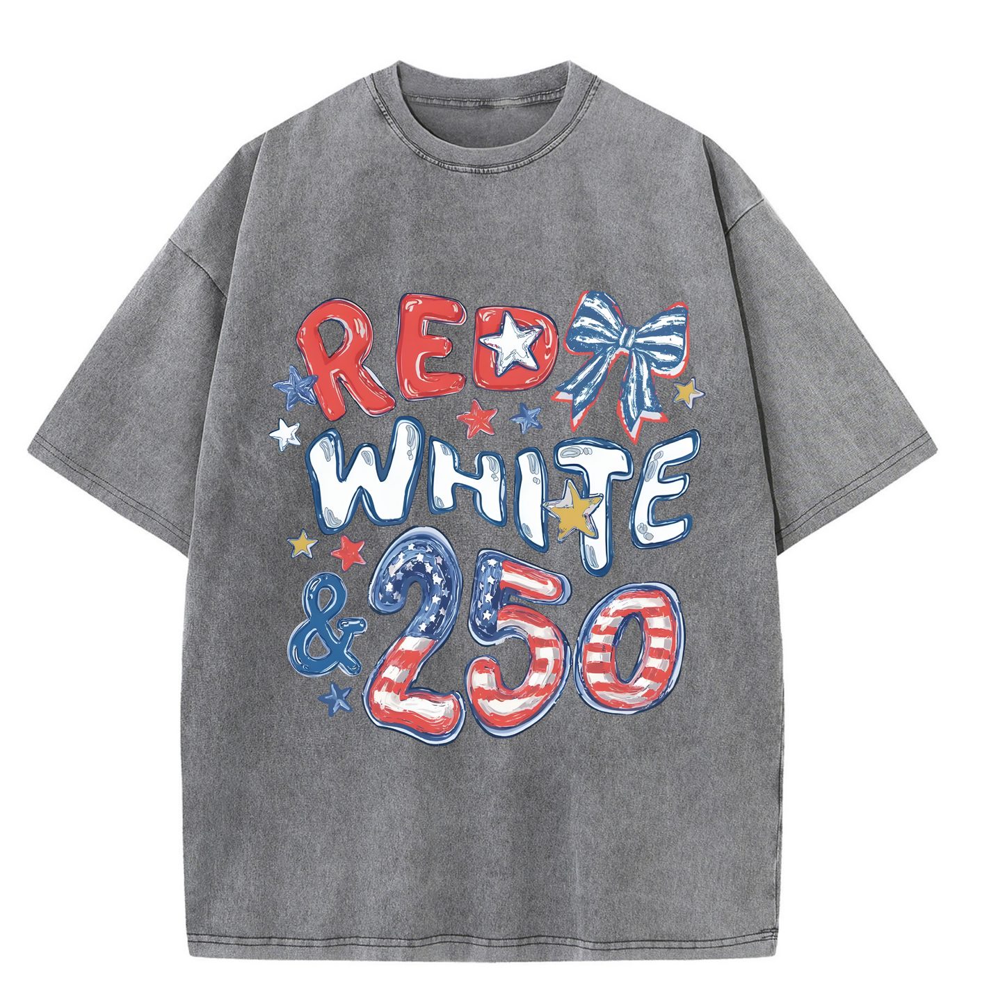 Chaoticclub 250th Coquette Liberty Washed T-Shirt