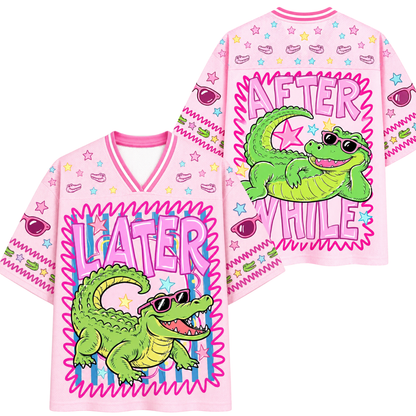 ChaoticClub Later After While Crocodile Mesh Jersey