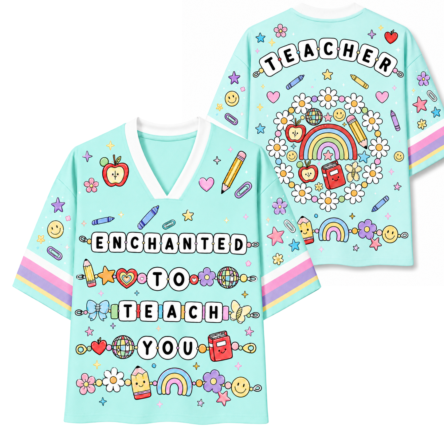 ChaoticClub Enchanted To Teach Friendship Bracelet Mesh Jersey