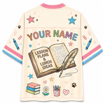 ChaoticClub Off To Teach Back to School Racoon Mesh Jersey