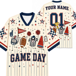 Chaotic Club Football Characters Game Day Tailgate Mesh Jersey