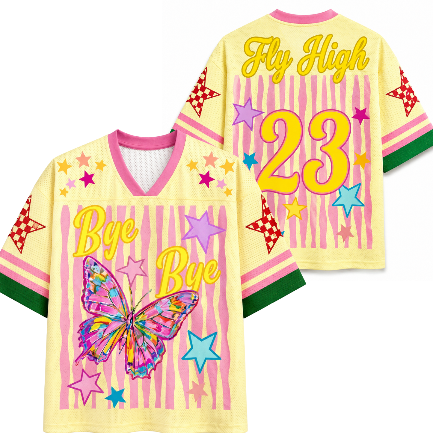 ChaoticClub Bye Bye Butterfly Summer Mesh Jersey
