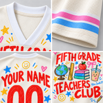 Chaotic Club Retro Level Grade Classroom Doodles Mesh Jersey
