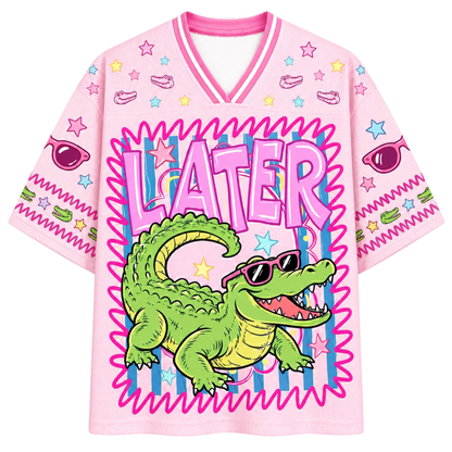 ChaoticClub Later After While Crocodile Mesh Jersey