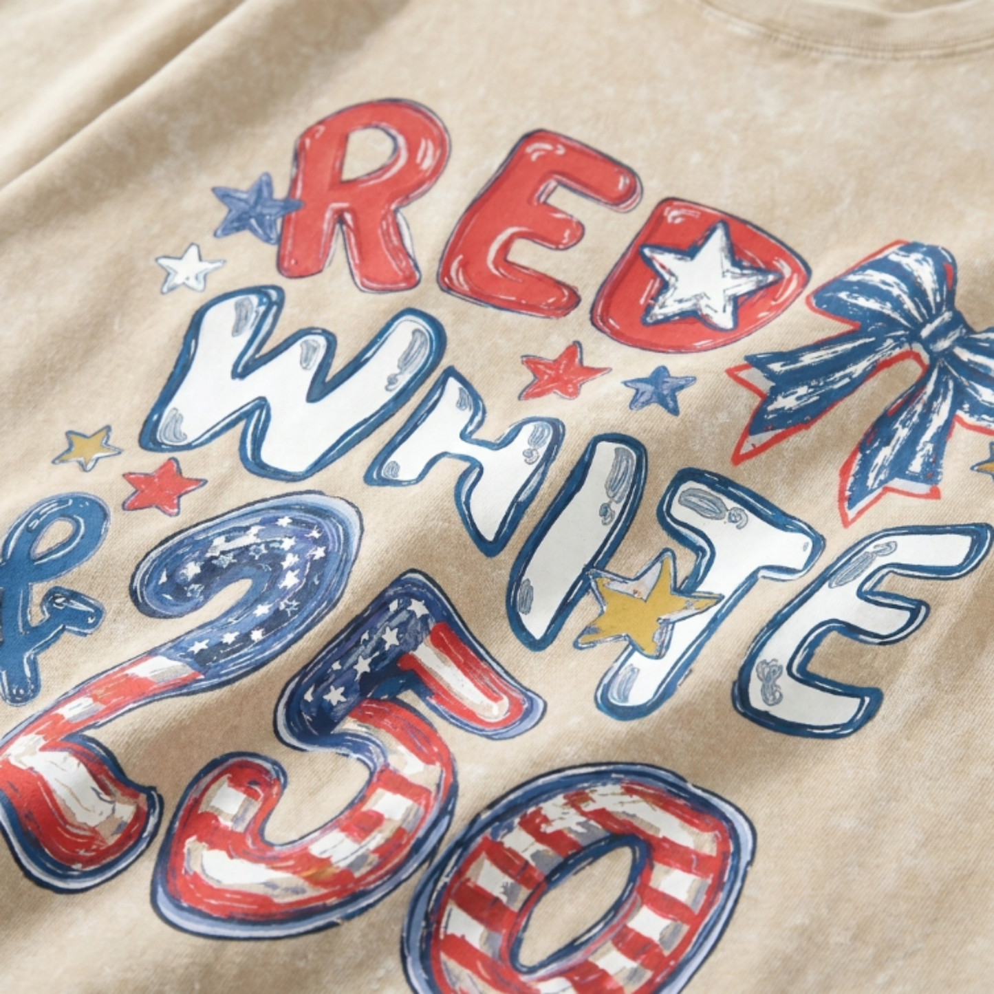 Chaoticclub 250th Coquette Liberty Washed T-Shirt