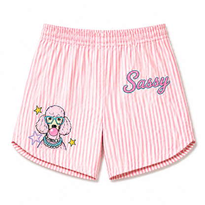 ChaoticClub Summer Striped Summer Dog Shorts