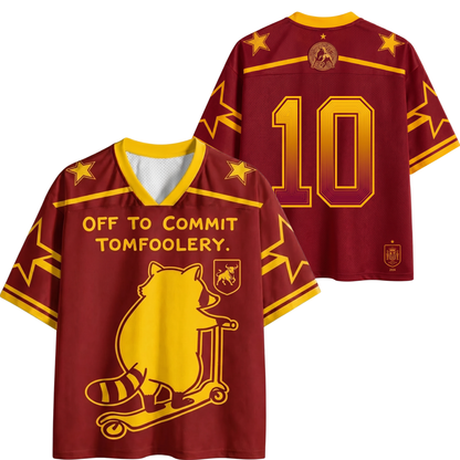ChaoticClub Off To Commit Tomfoolery Raccoon Spain Mesh Jersey