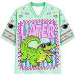 ChaoticClub Later After While Crocodile Mesh Jersey