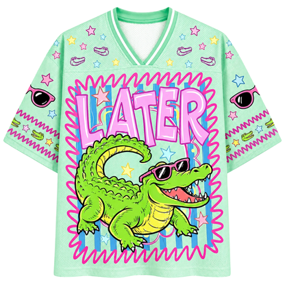 ChaoticClub Later After While Crocodile Mesh Jersey