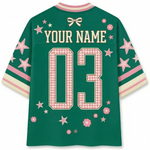 ChaoticClub Striped Grade & Name Teacher Mesh Jersey