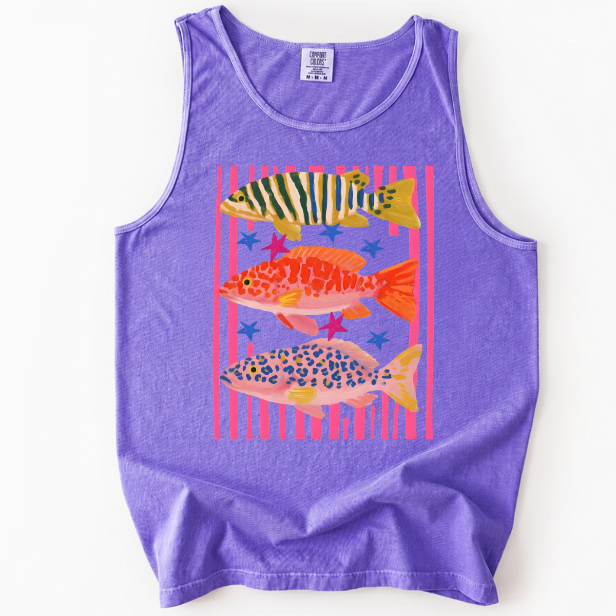 ChaoticClub Preppy Fish Tank Top