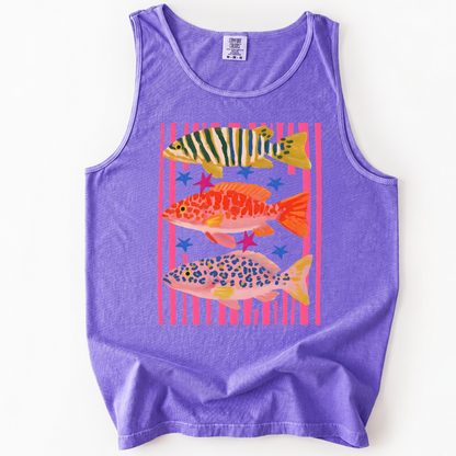 ChaoticClub Preppy Fish Tank Top