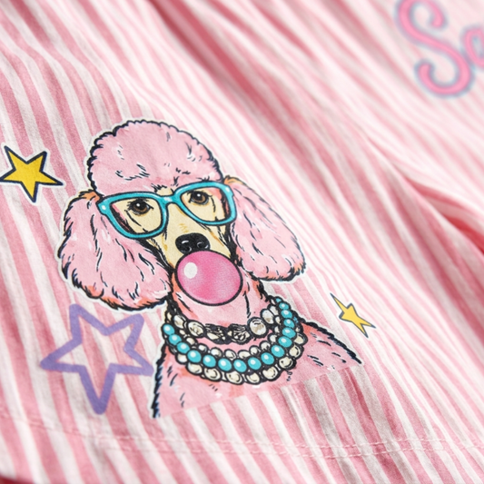 ChaoticClub Summer Striped Summer Dog Shorts