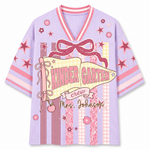 ChaoticClub Striped Grade & Name Teacher Mesh Jersey