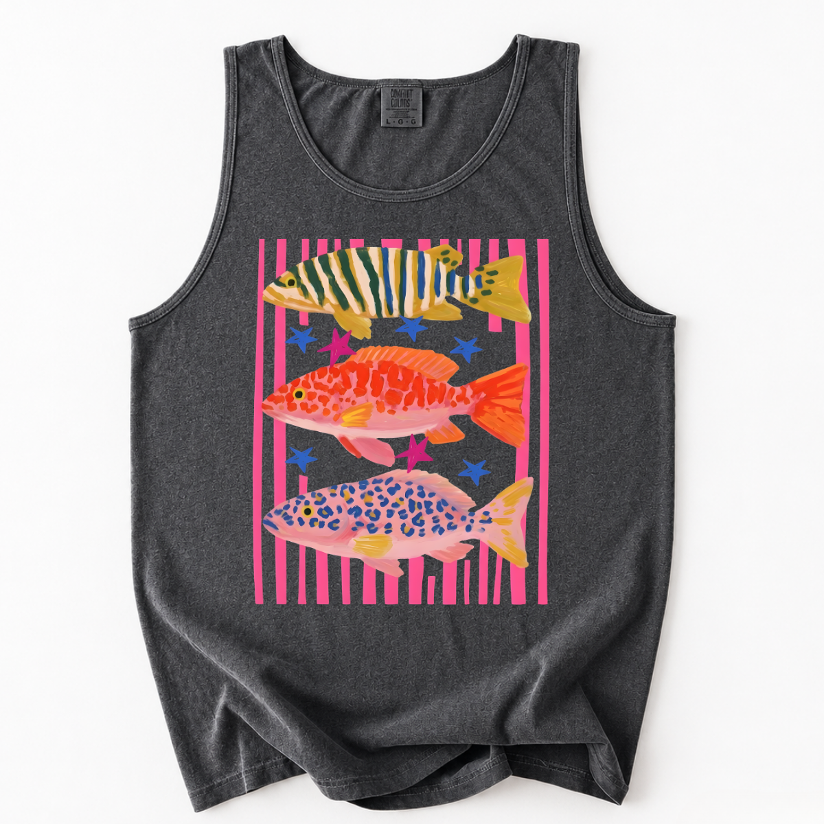 ChaoticClub Preppy Fish Tank Top
