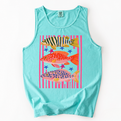ChaoticClub Preppy Fish Tank Top
