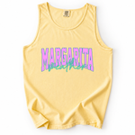 ChaoticClub Margarita Weather Distressed Tank Top