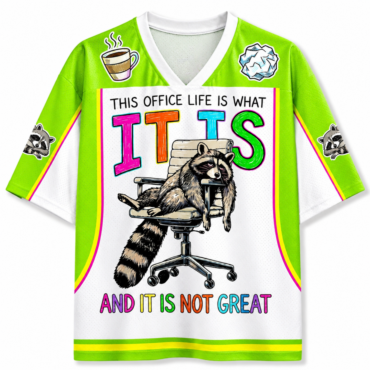 ChaoticClub Office Life Mesh Jersey