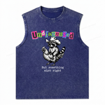 ChaoticClub Undiagnosed Racoon Chicken Wash Tanktop