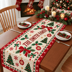 Chaotic Club Custom Family Name Christmas Quilt Table Runner