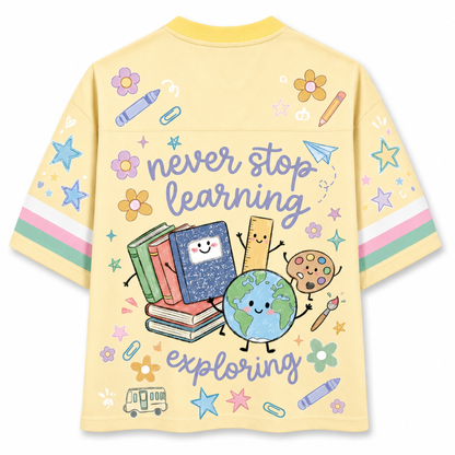 ChaoticClub Happy To See Your Face Back to School Mesh Jersey
