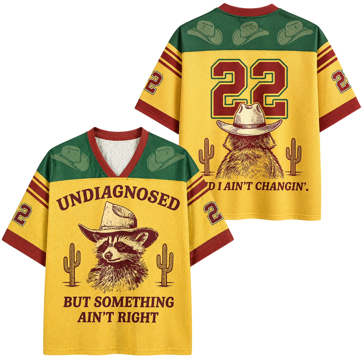 ChaoticClub Undiagnosed Raccoon Mesh Jersey