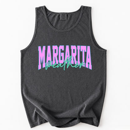 ChaoticClub Margarita Weather Distressed Tank Top