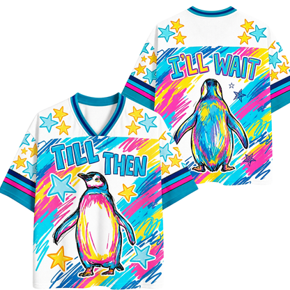 ChaoticClub Till Then Penguin Crayon Mesh Jersey