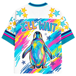 ChaoticClub Till Then Penguin Crayon Mesh Jersey