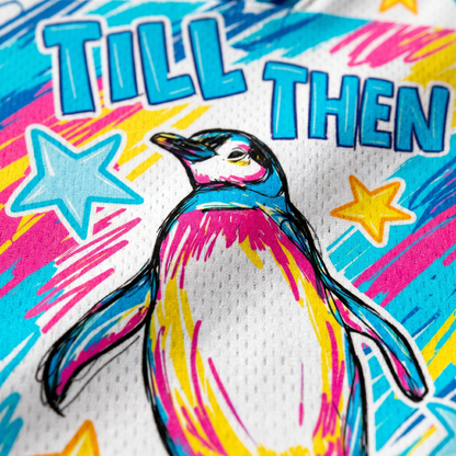 ChaoticClub Till Then Penguin Crayon Mesh Jersey