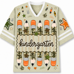Chaotic Club Preppy Camo Back To School Pencil  Mesh Jersey