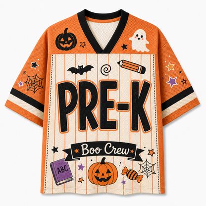 Chaotic Club Halloween Teacher School Spirit Teacher Mesh Jersey
