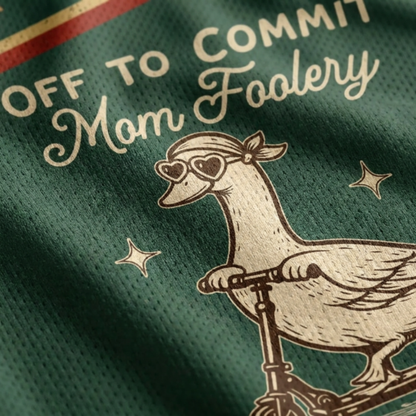 ChaoticClub Off To Commit Mom Foolery Mesh Jersey