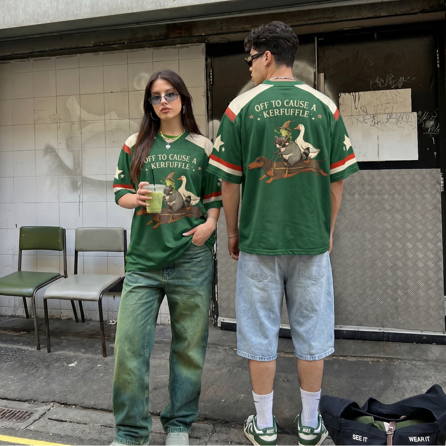 ChaoticClub Off To Cause A Kerfuffle Mesh Jersey