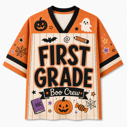Chaotic Club Halloween Teacher School Spirit Teacher Mesh Jersey