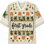 Chaotic Club Preppy Camo Back To School Pencil  Mesh Jersey
