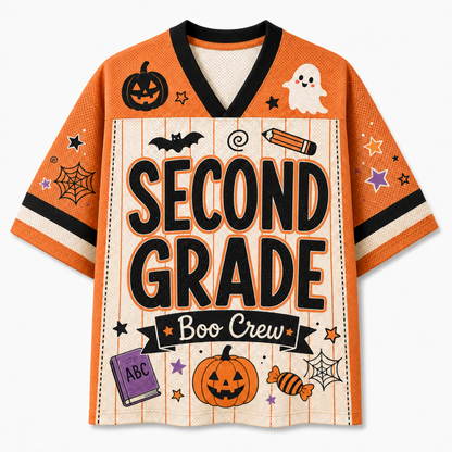 Chaotic Club Halloween Teacher School Spirit Teacher Mesh Jersey