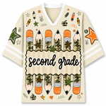 Chaotic Club Preppy Camo Back To School Pencil  Mesh Jersey
