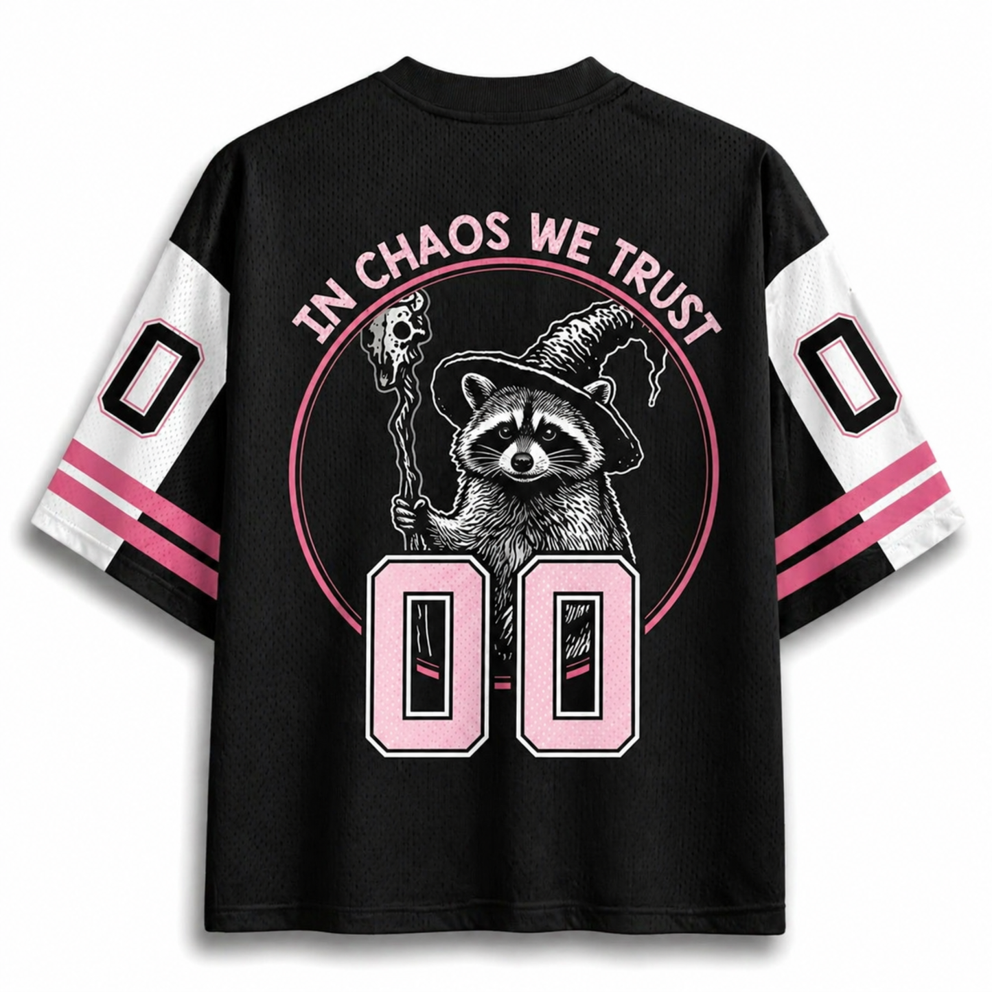 ChaoticClub Off To Commit Tomfoolery Raccoon Mesh Jersey