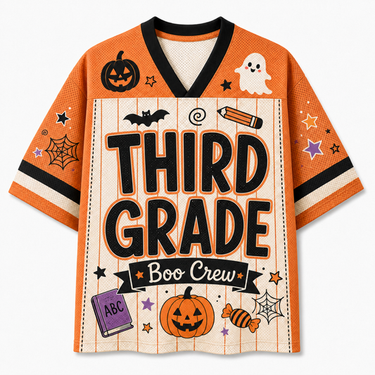 Chaotic Club Halloween Teacher School Spirit Teacher Mesh Jersey