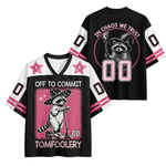 ChaoticClub Off To Commit Tomfoolery Raccoon Mesh Jersey