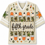 Chaotic Club Preppy Camo Back To School Pencil  Mesh Jersey