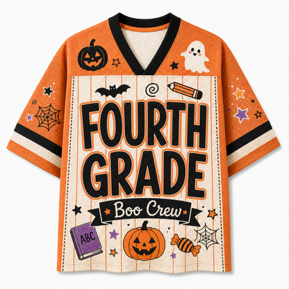 Chaotic Club Halloween Teacher School Spirit Teacher Mesh Jersey