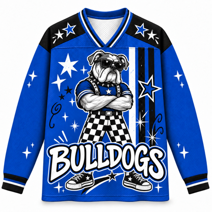 Chaotic Club Cool Mascot Game Day Long Sleeve Jersey