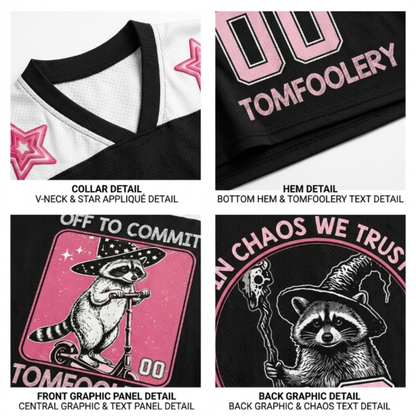 ChaoticClub Off To Commit Tomfoolery Raccoon Mesh Jersey