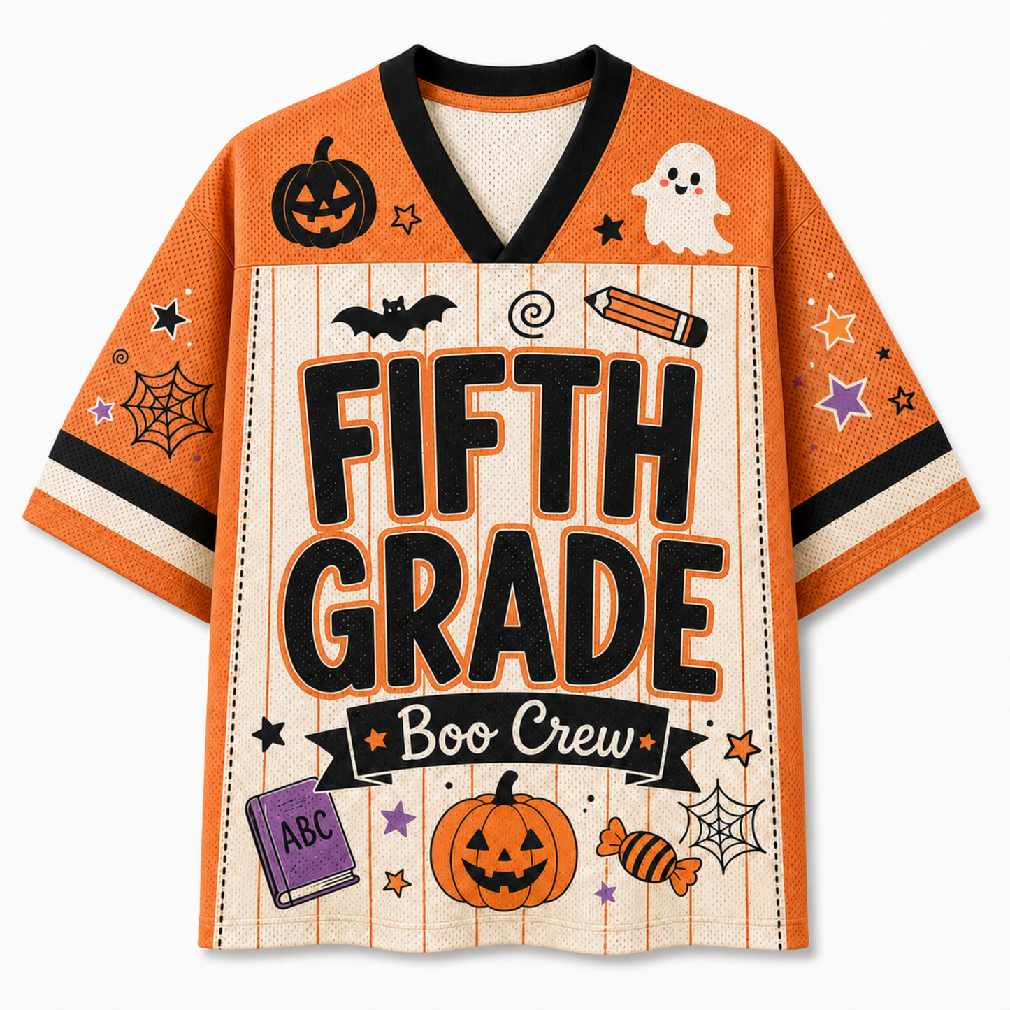 Chaotic Club Halloween Teacher School Spirit Teacher Mesh Jersey