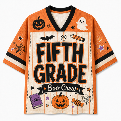 Chaotic Club Halloween Teacher School Spirit Teacher Mesh Jersey