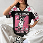 ChaoticClub Off To Commit Tomfoolery Raccoon Mesh Jersey