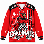 Chaotic Club Cool Mascot Game Day Long Sleeve Jersey